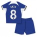 Günstige Chelsea Enzo Fernandez #8 Babykleidung Heim Fussballtrikot Kinder 2023-24 Kurzarm (+ kurze hosen)